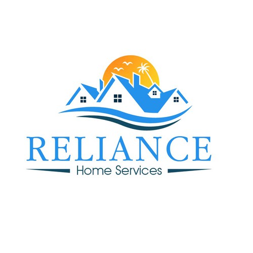 Logo for Reliable and Trustworthy Home Services Company Located on the Beach Design by NOSHA bizsol