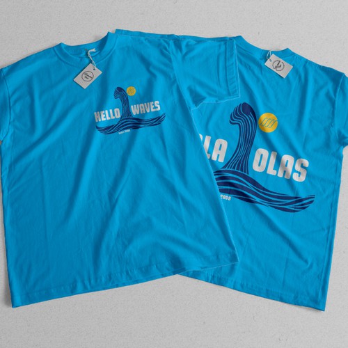 Hola Olas tee Design by RohaanKhan