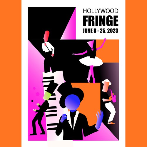 Guide Cover for LA's largest performing arts festival デザイン by Donn Marlou Ramirez