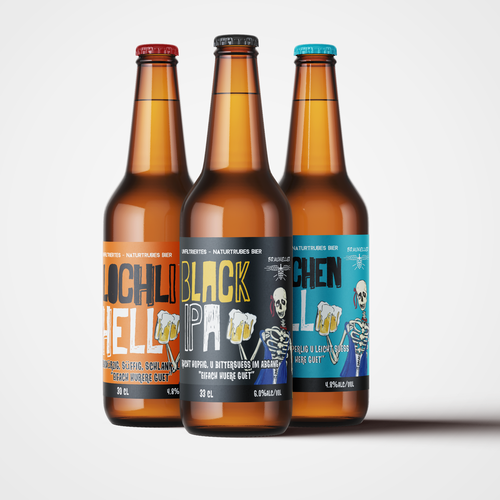 Microbrauerei: Bierflasche sucht Etikettendesign Design by halesen