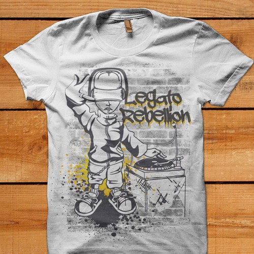 Legato Rebellion needs a new t-shirt design Réalisé par Krash63