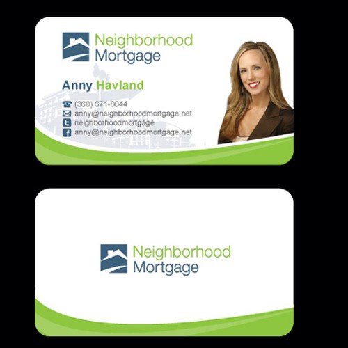 Business Card Design for Modern Mortgage Firm Stationery contest