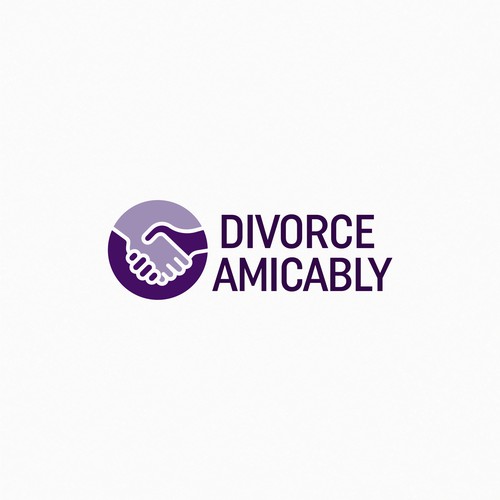 Logo for a new, healthy way for reasonable people to divorce Design by George d