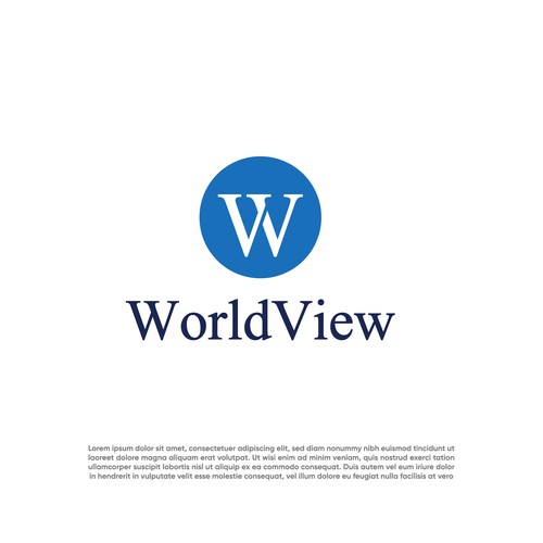 WorldView Magazine Logo Design by Rabeyi