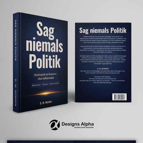 Book cover contest entry by Designs Alpha