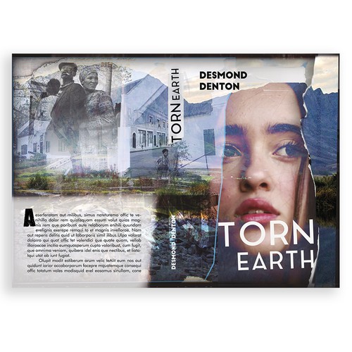 Dramatic book poster for an epic historical inspired earthquake tale (1969 TULBAGH SOUTH AFRICA) Design by Juh  D.