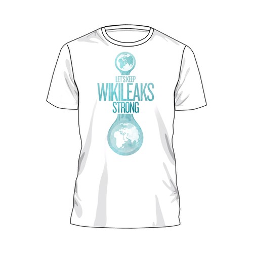 New t-shirt design(s) wanted for WikiLeaks Diseño de rulasic