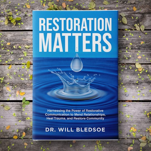 Design a book cover for a book about restorative communication Design by Sam Arts✮⋆˙