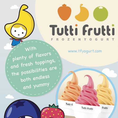 Tutti Frutti Frozen Yogurt