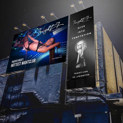 Billboard for a Nightclub and Gentlemen’s Club Design réalisé par SoftSkills