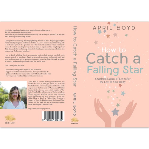 Design a book cover for "How to Catch a Falling Star" Design by Aleaca