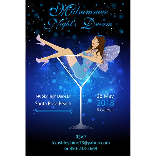 Design a Sexy Midsummer Night's Dream Party Invitation Design by Britany