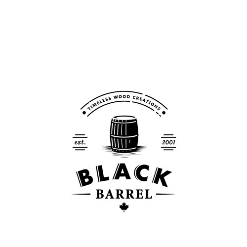 Create a vintage logo for Black Barrel Design by Gorcha