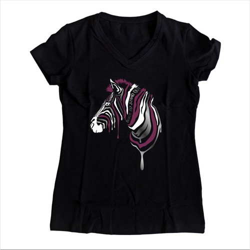 Classy Zebra t-shirt design for zoos / safari parks Design by Athar82