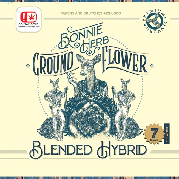 7 Gram - Ground Flower Packaging Design & Rolling Paper Design