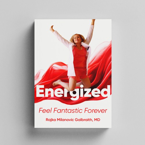 Design a New York Times Bestseller E-book and book cover for my book: Energized Diseño de _henry_