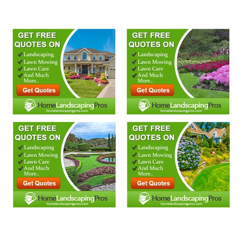 Fun and Exciting Landscaping Banner Ad Design por MargretSofia