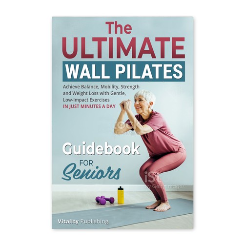 Wall Pilates for Seniors Book Cover Design by ag16