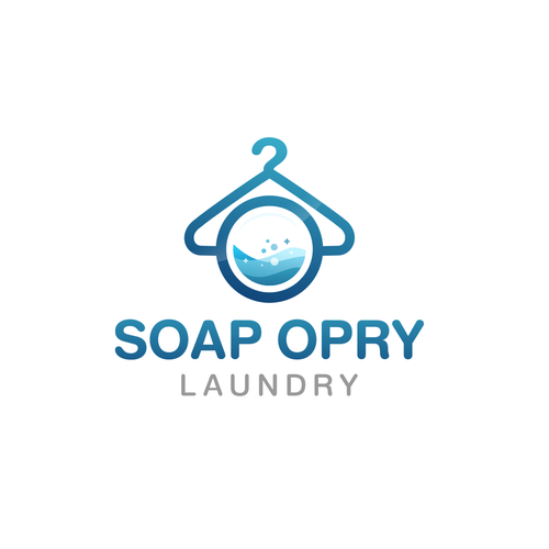 Design a crisp and modern logo for my laundromat Diseño de NuriCreative