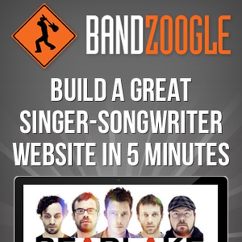 Bandzoogle needs a new banner ad Design by Designs Guru Studio