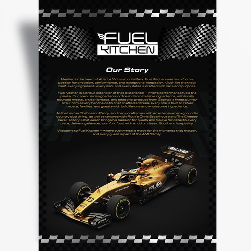 Menu contest entry by Kosmos Art Factory ★