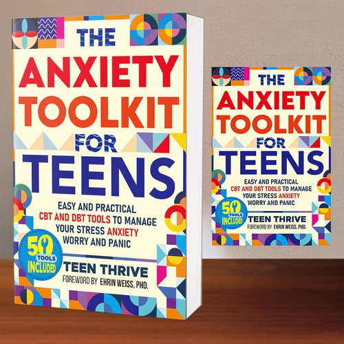 Book cover that POPS and ATTRACTS ATTENTION for TEENS (topic: Anxiety for Teens) Design by ^andanGSuhana^