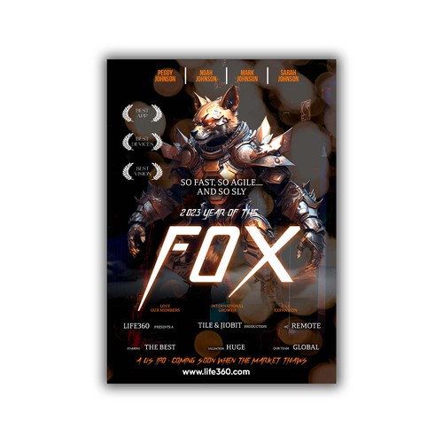 Design di Life360 2023 Year of the Fox Poster di HASHIM DESIGN ✔️