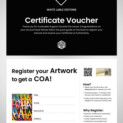 Certificate Voucher Design por Mah_Ari