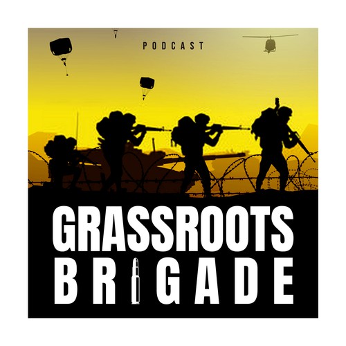 Cover Art for Military Veteran Podcast Design by The Cloud Digital