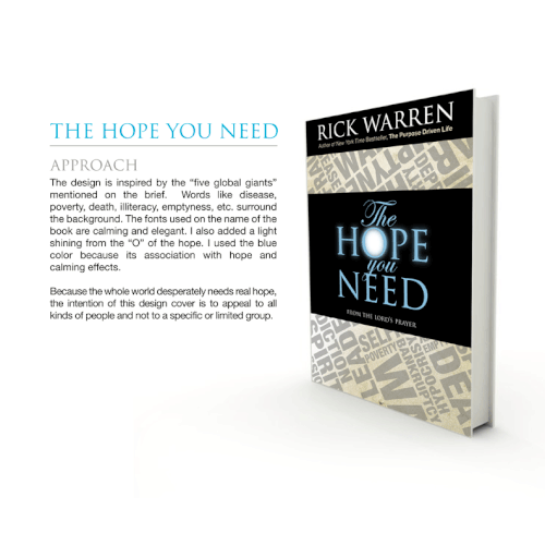 Design Rick Warren's New Book Cover Diseño de Plocky