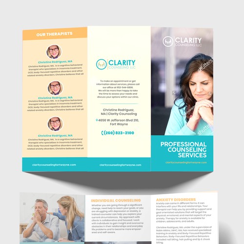 Counseling Center needs brochure Design por ektadevesh