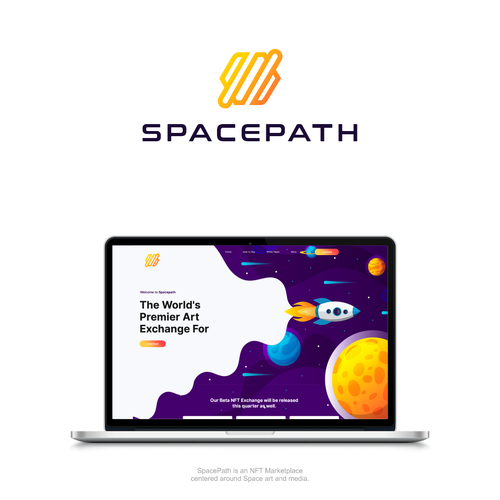 SpacePath Logo Contest winner will receive $500 Réalisé par Dinosae