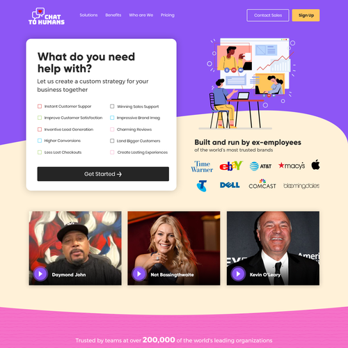 Create an enticing and user and human centric website design for a live chat support service company Design by Technology Wisdom