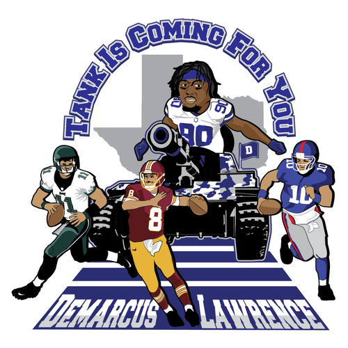 Demarcus Lawrence Football Tank shirt - Dalatshirt