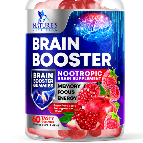 Brain Booster Supplement Design Needed for Nature's Nutrition Design by rembrandtjurin