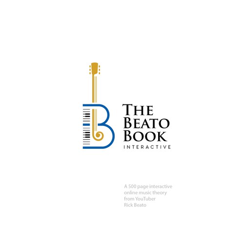 Logo for a music theory online book.-ontwerp door rinsku