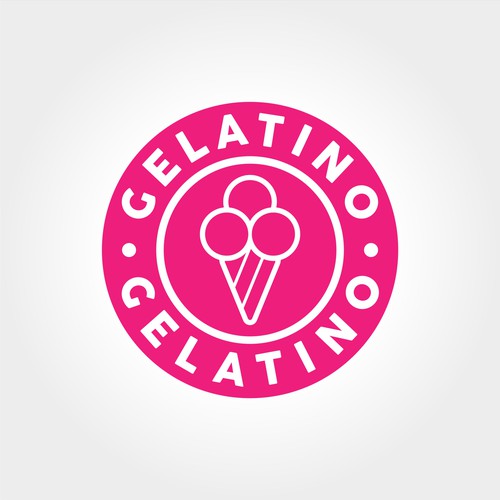 rocketstudioさんのWe need a creative interesting logo for gelato shop "Gelatino"デザイン