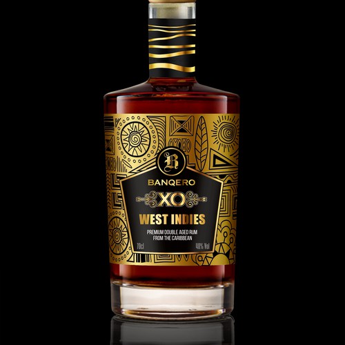 Design the labels of a whole new range of double aged RUM from the CARIBBEAN Design by Debdutta*