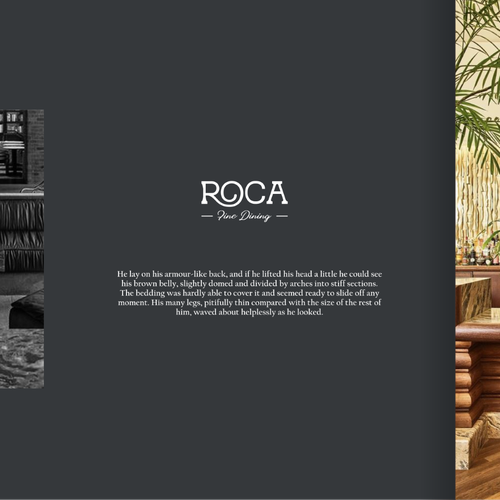 dx46さんのROCA (high-end restaurant and bar)デザイン