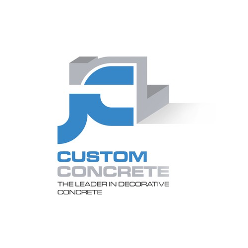 Jc custom concrete needs a bold and colourful logo Design by ArmirB