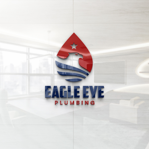 Eye catching and very marketable logo for plumbing company. The company name is Eagle Eye Plumbing Design by Ikan Tuna
