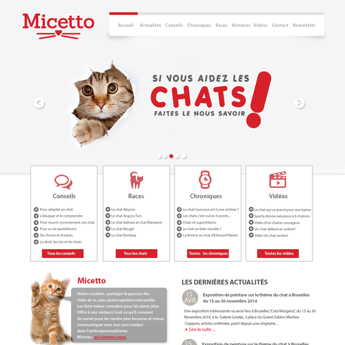 Web page design contest entry by KMgraphiste