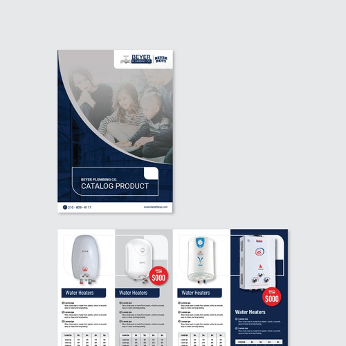 Plumbing Service/Product Catalog Design by felnord