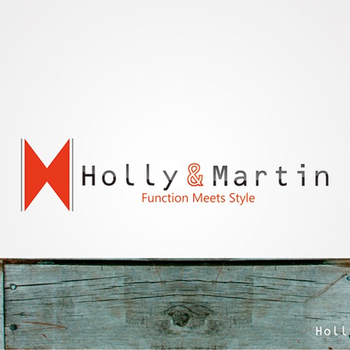 Create the next logo for Holly & Martin Design by Vallone_Art