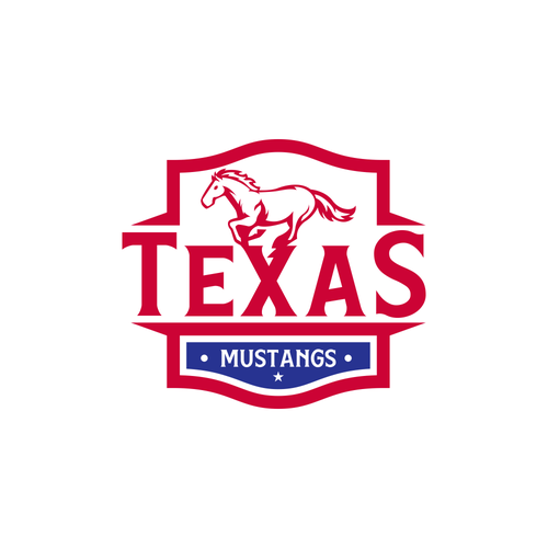 Diseño de Texas Mustangs de hhhdesigns