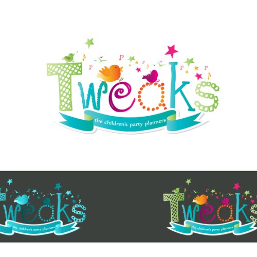 logo for Tweaks - The Children's Party Planners Design by Wessam_e