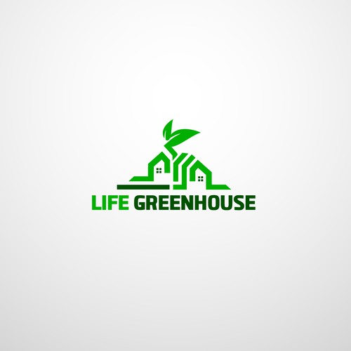 Greenhouse logo company Design by aledagiann