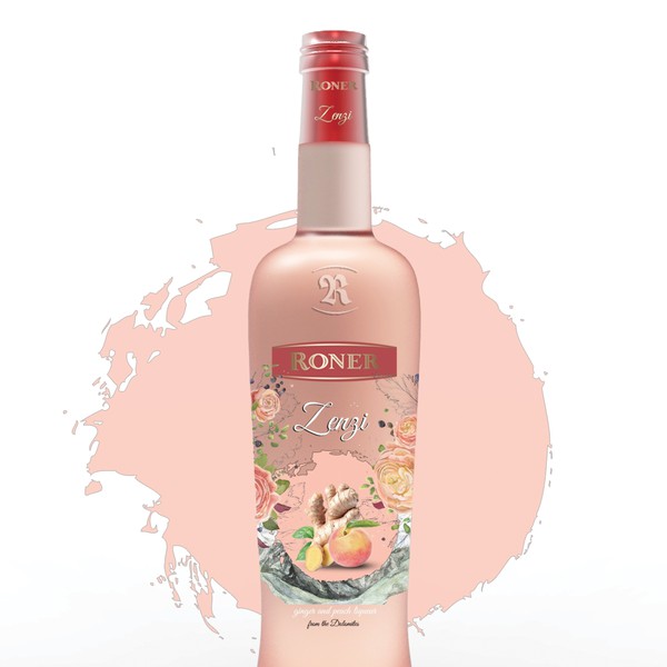 New concept for a liqueur bottle, “Zenzi” by Roner.