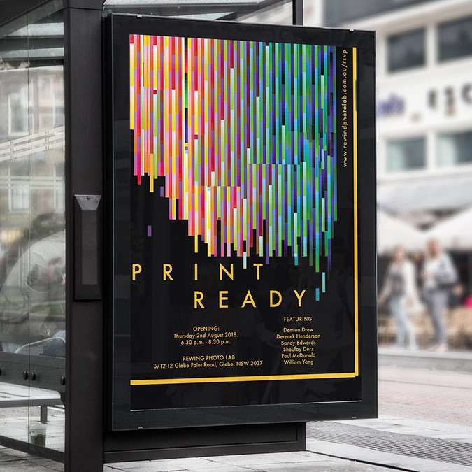 Event Photography Fine Art Exhibition Poster Postcard, flyer or