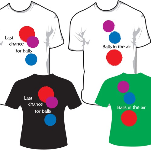 Juggling T-Shirt Designs デザイン by SavoryCat